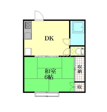 住吉ハイツの物件間取画像